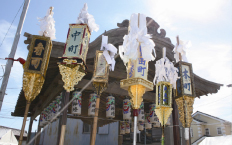 神輿が御旅所に到着