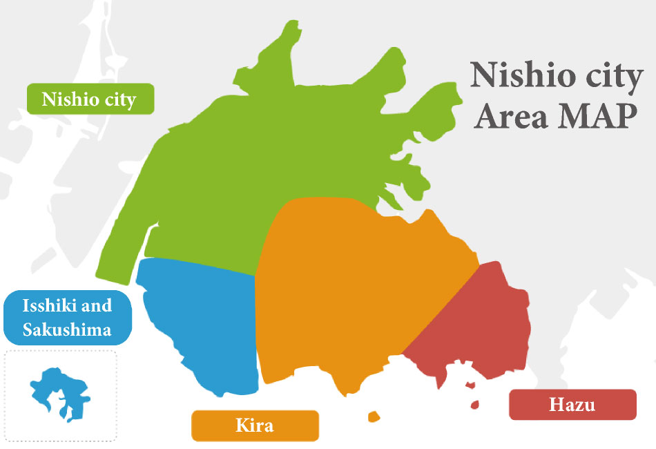 Nishio area MAP