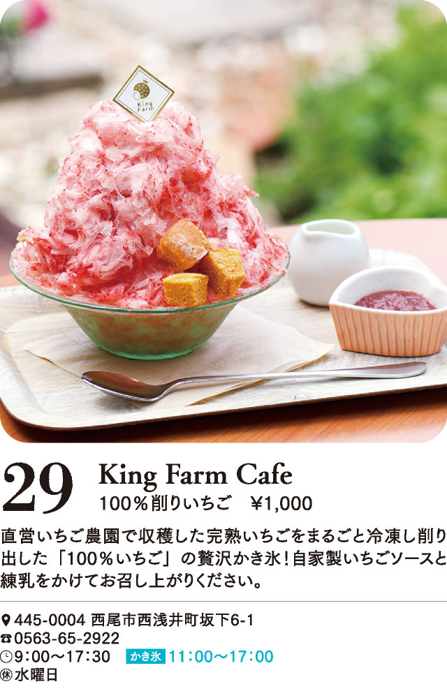 西尾かき氷 King Farm Cafe